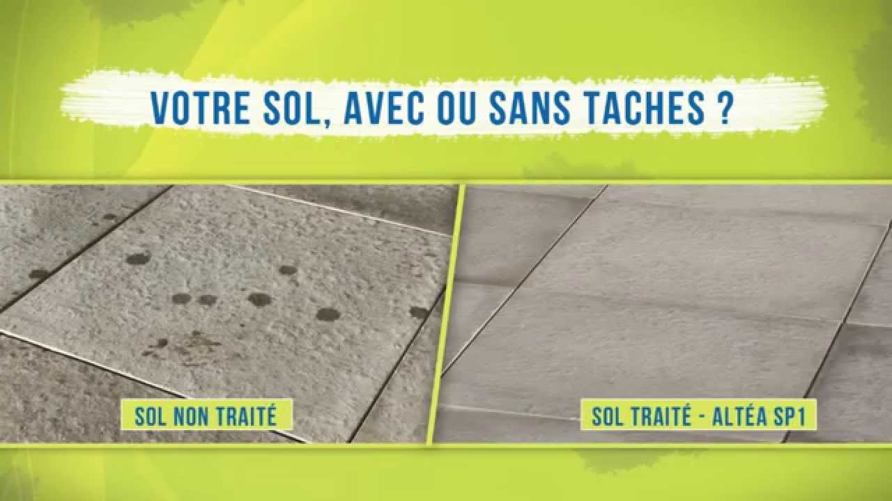 ALTEA-SP1 - Protéger les sols poreux et terrasses contre l'eau et les taches (ALTEA by ICT)