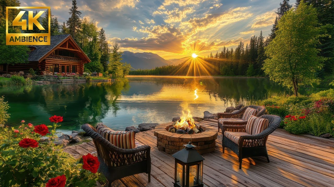 &ldquo;3 Hours of Cozy Cabin Ambience &mdash; Fireplace Crackling & Birds Singing&rdquo;