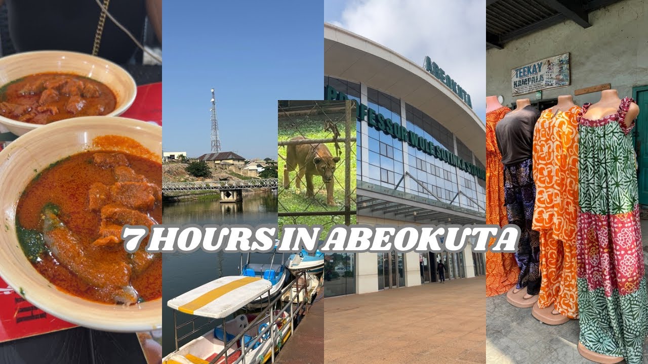 I Spent 7 Hours in Abeokuta 🇳🇬 | Lagos Train Trip, Adire Shopping, Wildlife Park | Vlogmas Week 2 