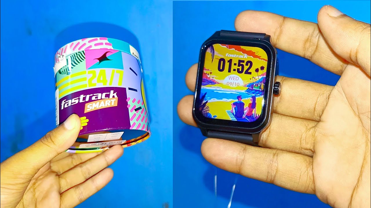 Fastrack Revoltt FS1 Smartwatch Unboxing, Display Size 1.85 Inch (46.9 HD)