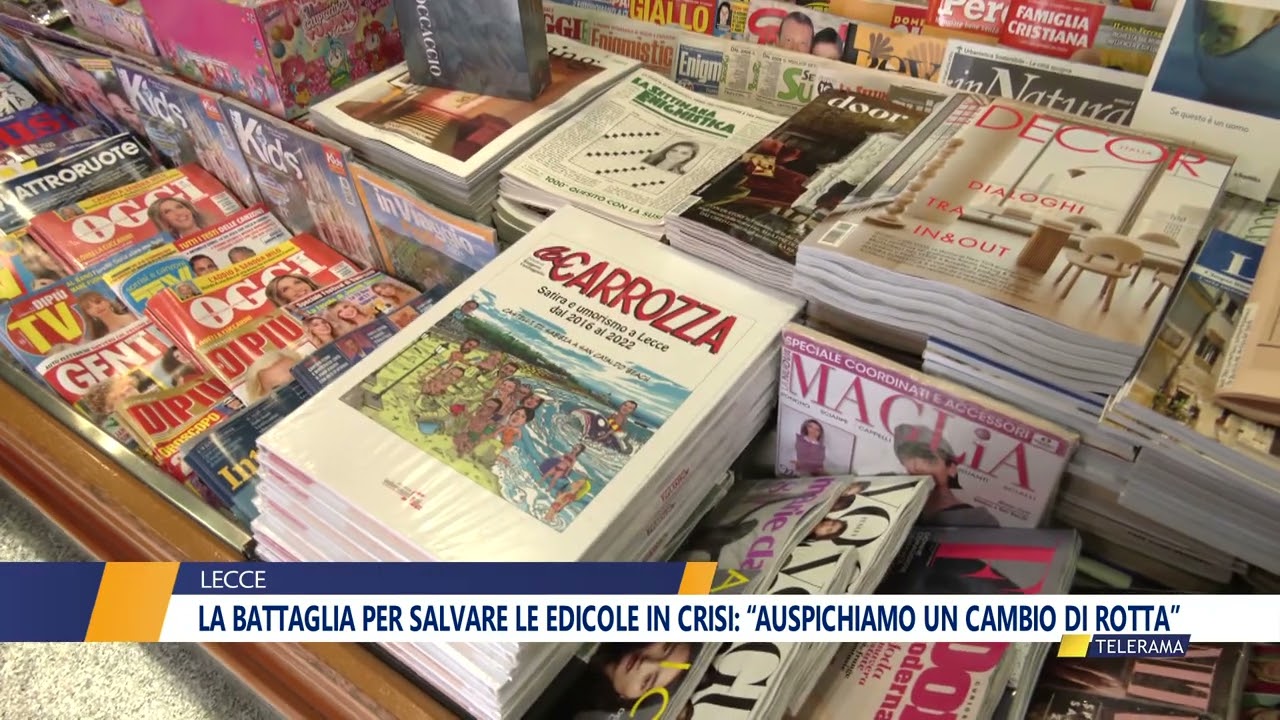 LA BATTAGLIA PER SALVARE LE EDICOLE IN CRISI: “AUSPICHIAMO UN CAMBIO DI ROTTA”