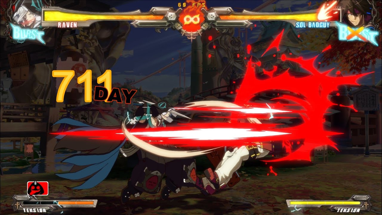 guilty gear every day until Raven is in strive (day 711)