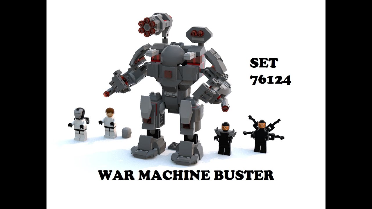 Lego 76124 WAR MACHINE BUSTER Speed Build LDD by PLegoBB