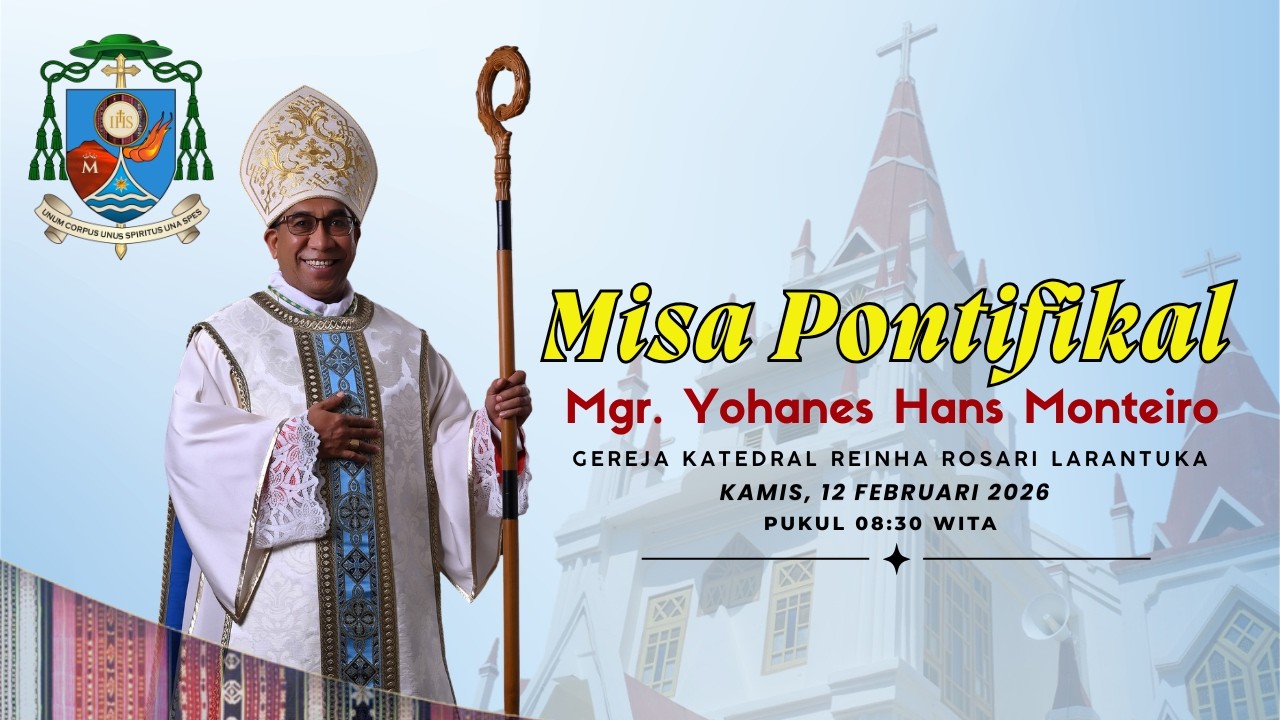 Misa Pontifikal Uskup Larantuka Mgr. Yohanes Hans Moteiro