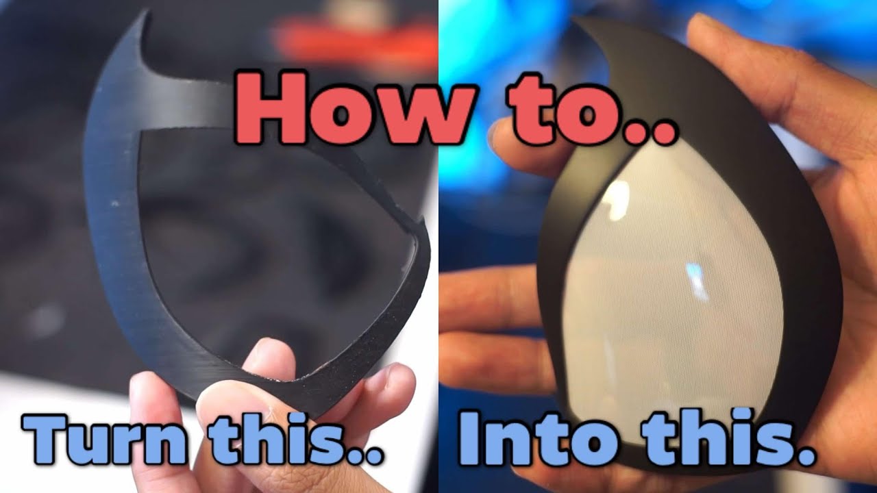 Learn How to Process your 3D Printed Spider-Man Lens
