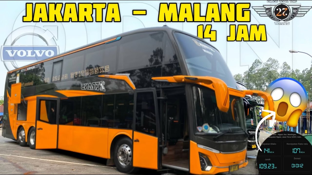 Berangkat Akhir Datang Duluan‼️Kok Bisa?? Double Decker Balap 27 Trans Jakarta - Malang🔥 Part 2