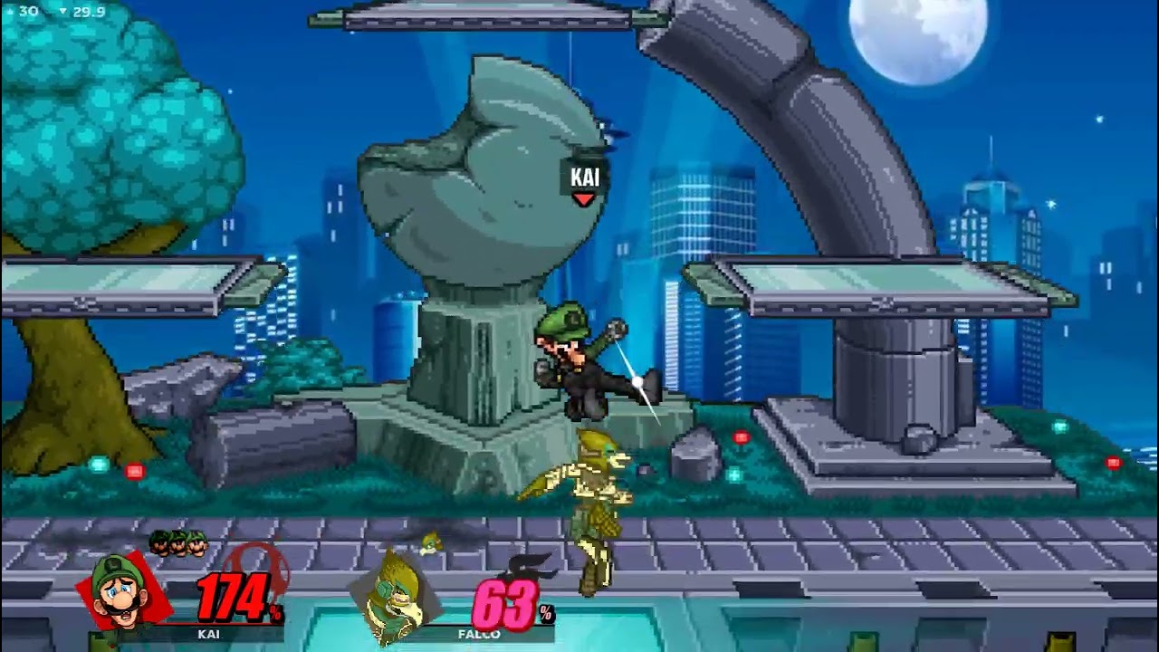 SSF2 Sandbox 6.4 - Luigi Gameplay
