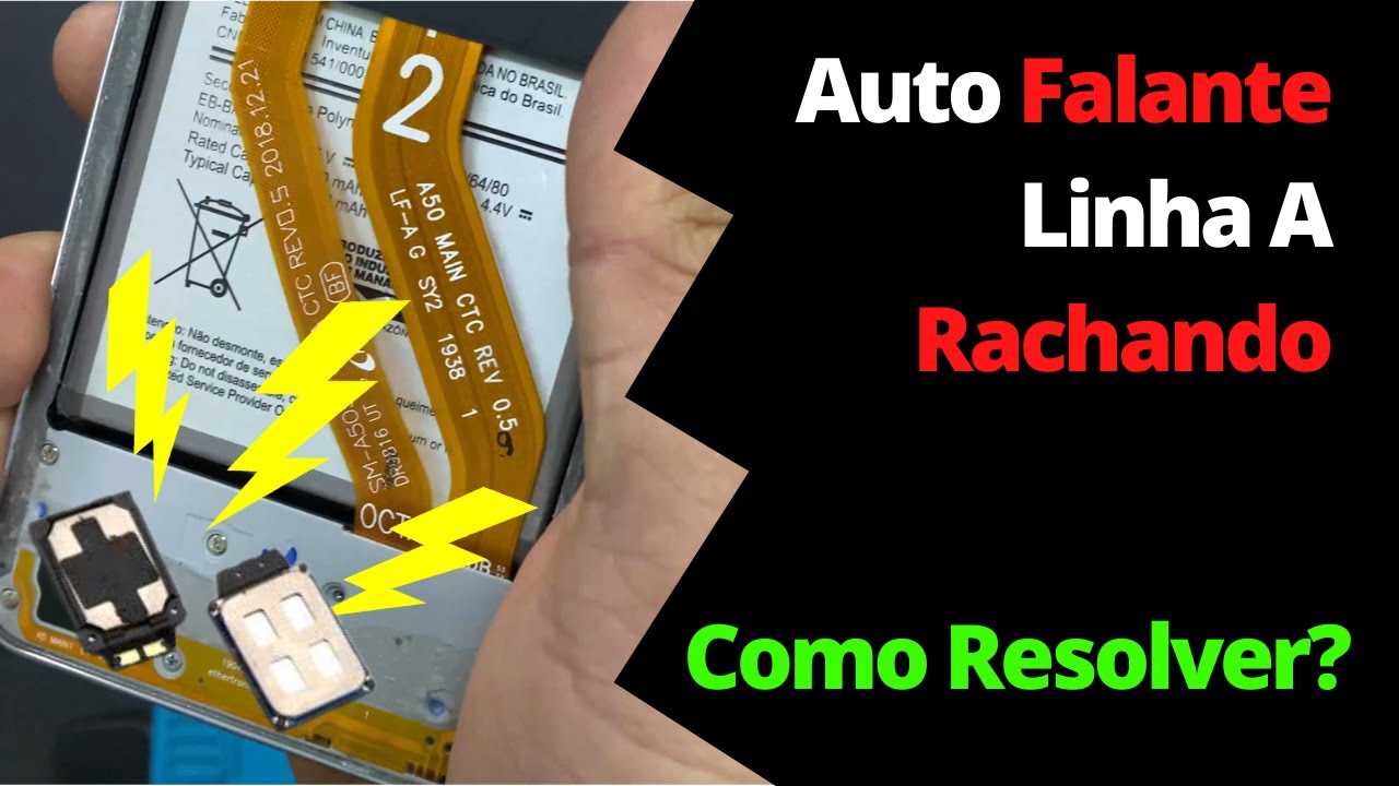 Troquei o auto falante do meu A50 e ficou chiando rachado , como resolver? - FLY Distribuidora