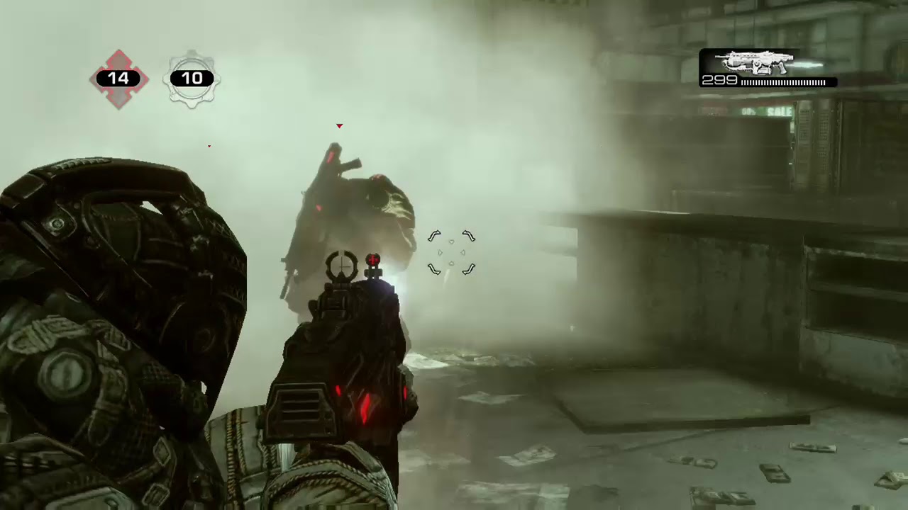 Gears of war 3 Lancer chainsaw kills