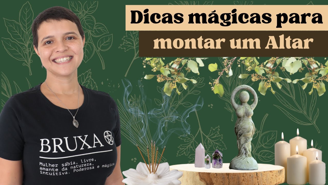 Como montar um altar mágico na Bruxaria Natural?