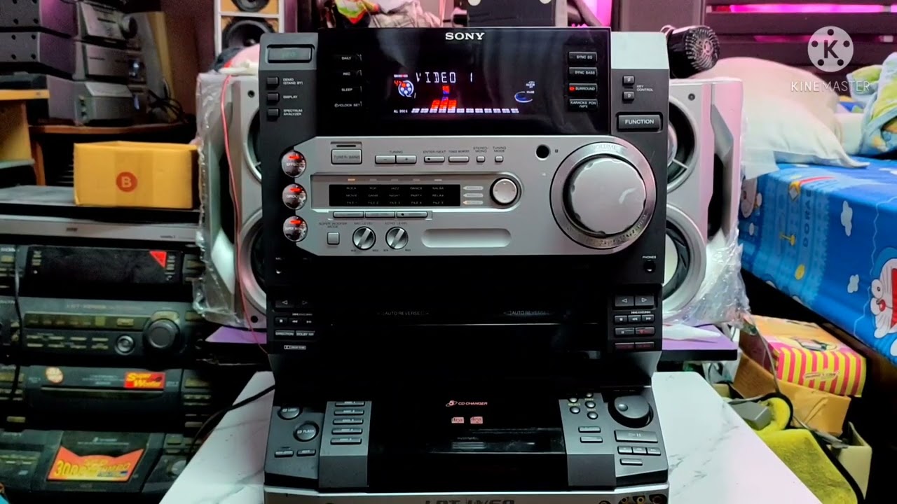 ตั๋วเครื่อง SONY LBT-LV60 ใช้งานเป็น aux และ FM