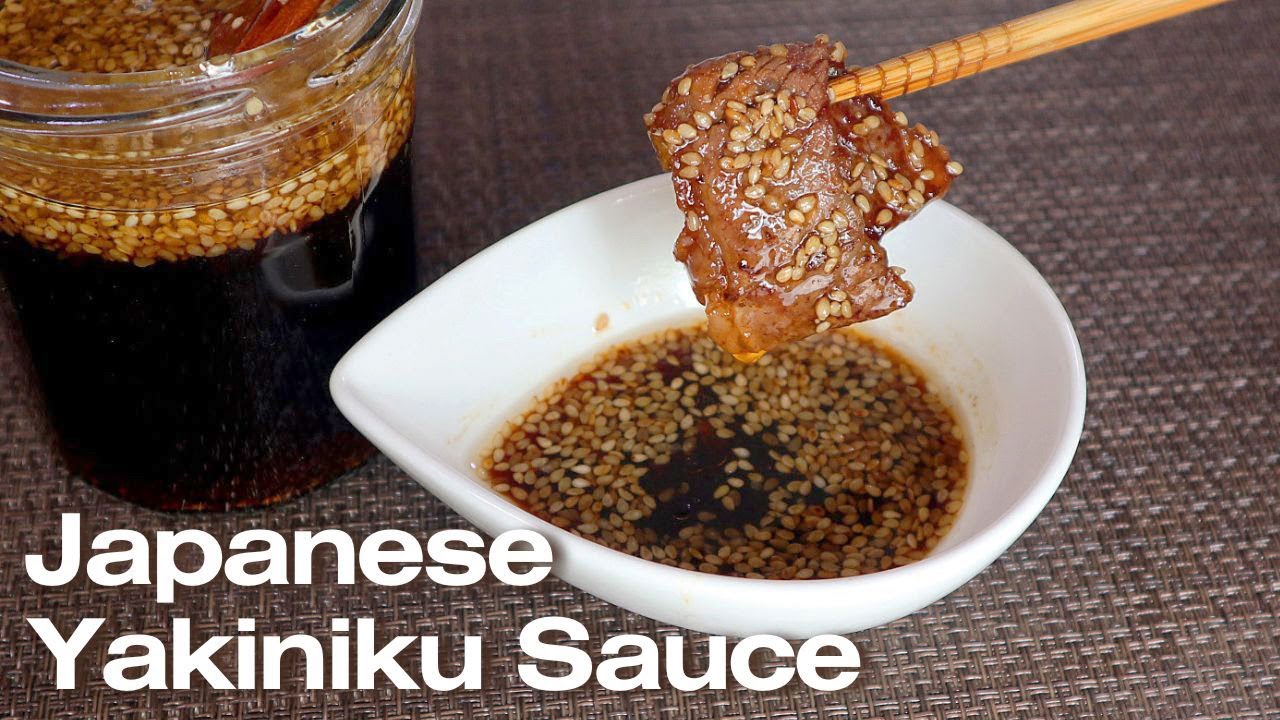 Homemade Authentic & Easy Yakiniku Sauce Recipe  | Japanese BBQ Sauce for Beginners!
