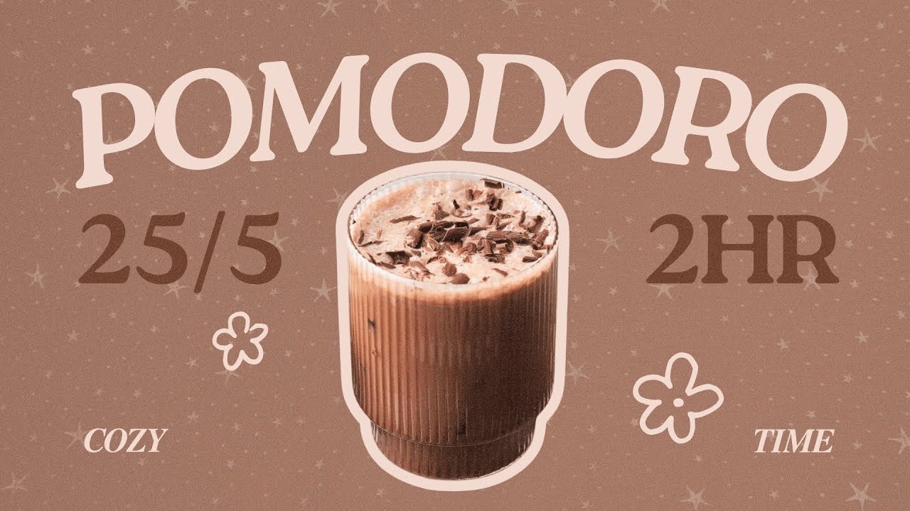 𝐼𝒸𝑒𝒹 𝑀𝑜𝒸𝒽𝒶 ☕ 𝟸𝟻/𝟻 𝟺𝚂𝙴𝚃𝚂 𝟸𝙷𝚁 | pomodoro focus timer | cozy jazz | study with me