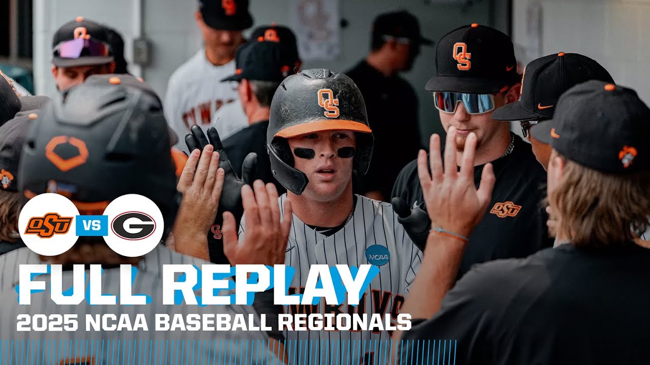 Oklahoma State vs. Georgia: 2025 NCAA baseball regionals | FULL REPLAY