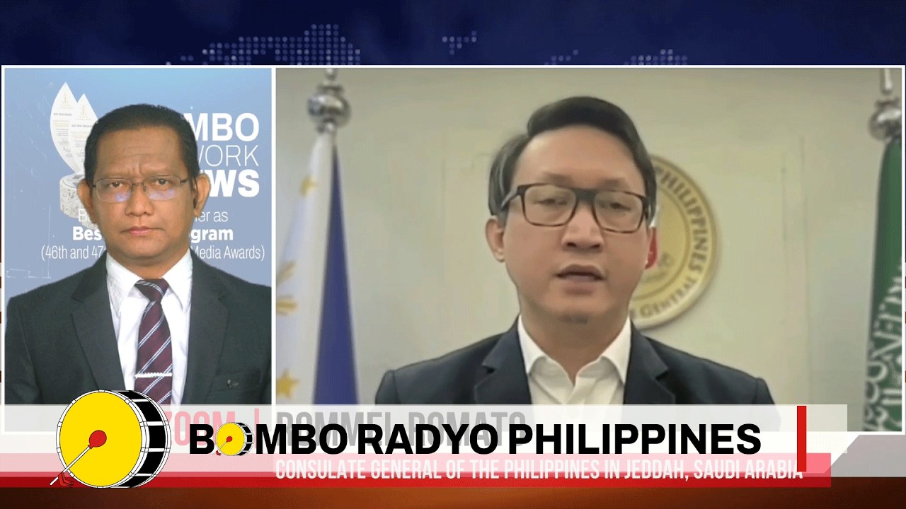 Panayam kay Rommel Romato ng Consulate General of the Philippines sa Jeddah | Bombo Radyo