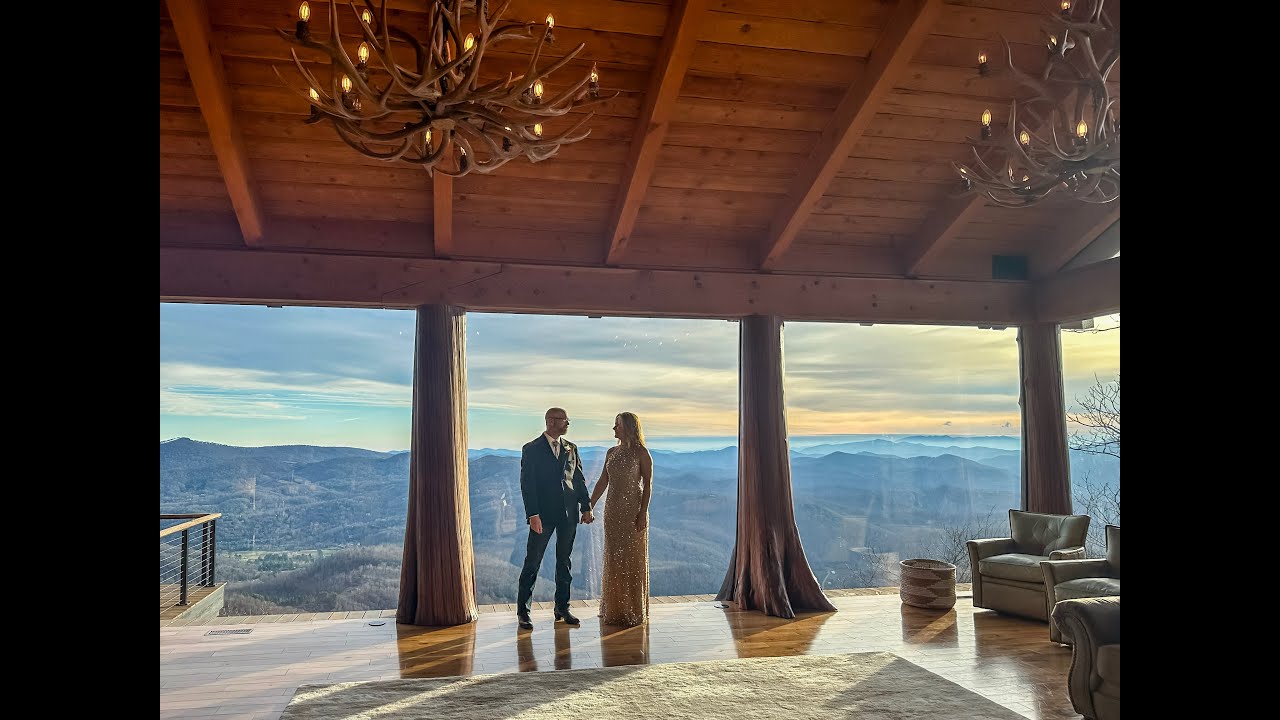 Michelle & David  - Mountain Wedding in Eagles Nest - Banner Elk, NC. Video by Giovanni Films