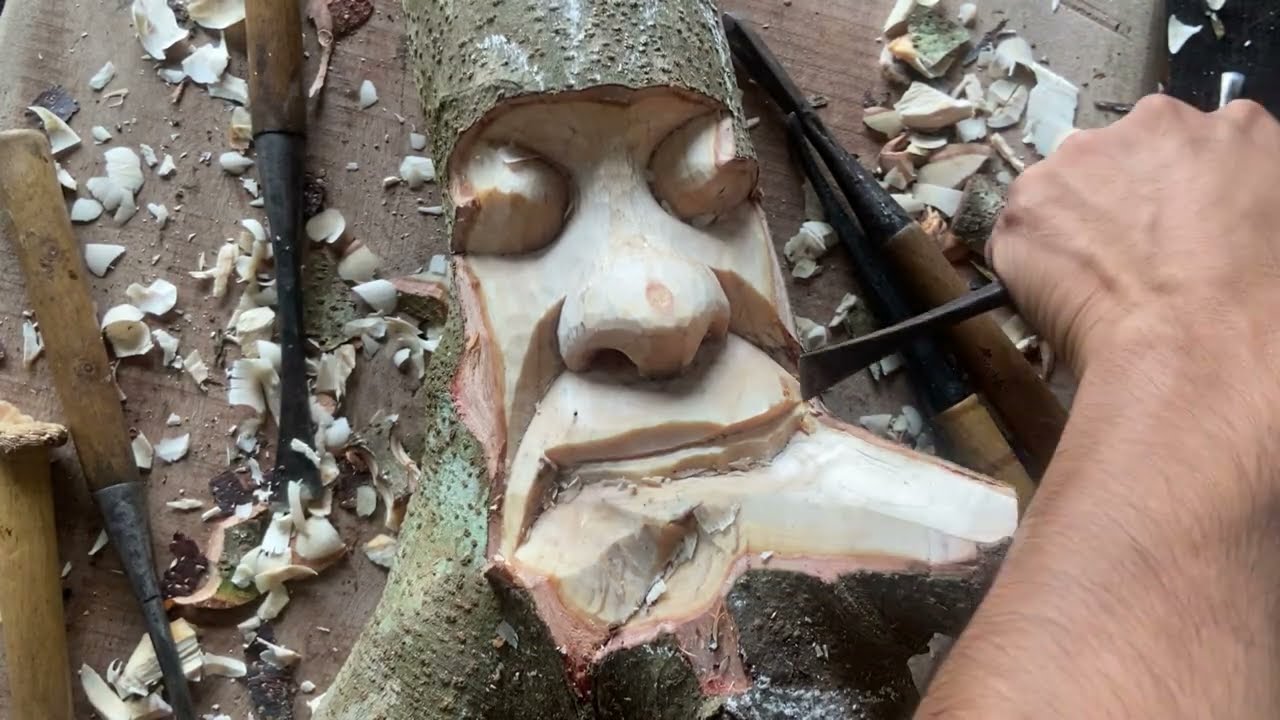 Turning Firewood into Treasure | Step-by-Step Carving for Beginners