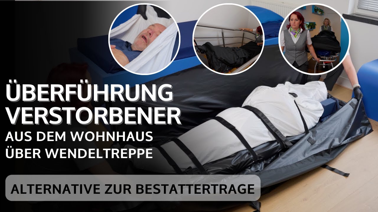 Eine praktische Lösung für Bestatter bei anspruchsvollen Überführungen: Bodypod Transfer Matratze
