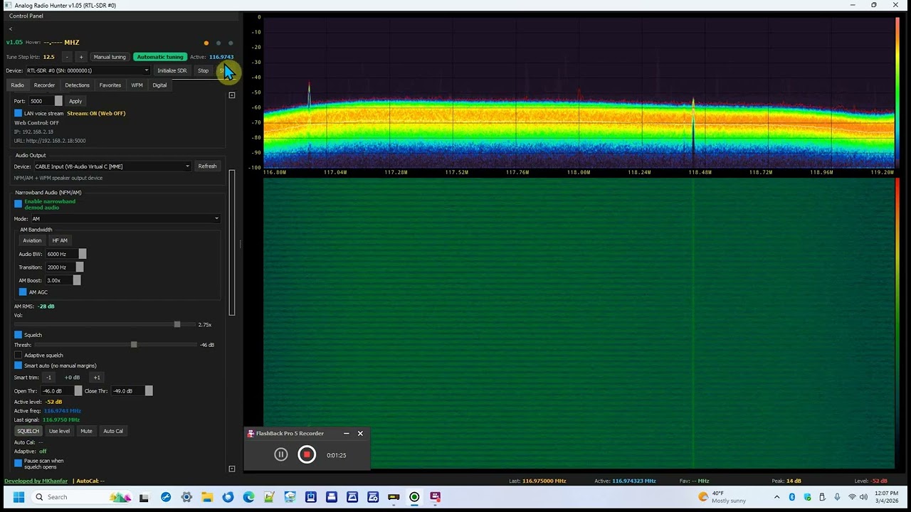 Analog Radio Hunter Problems Scanning