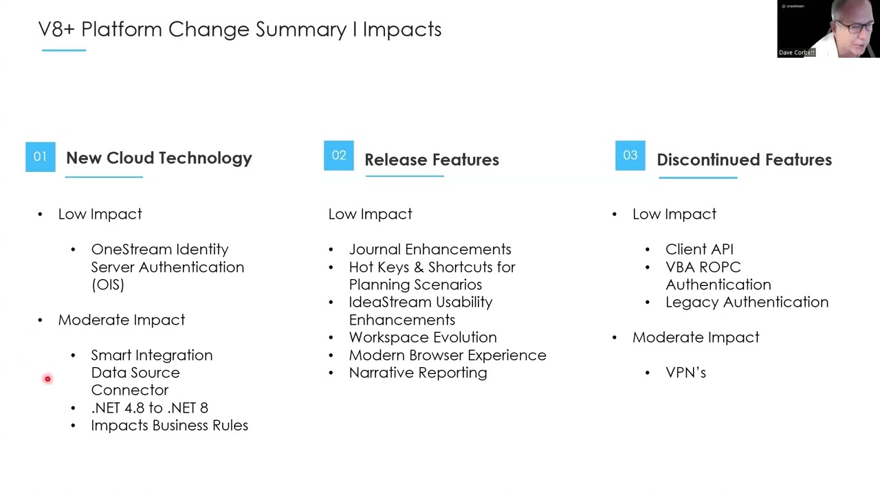 Mastering Your OneStream V8 Upgrade: All You Need to Know