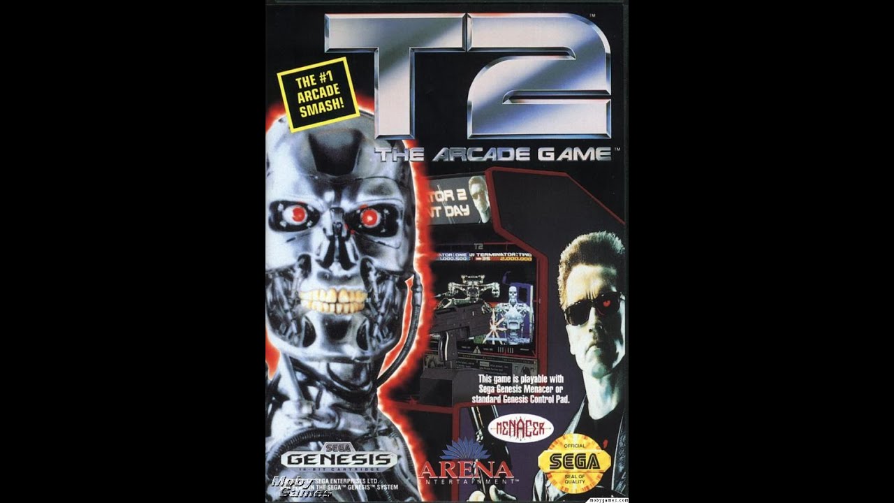 Terminator 2 - The Arcade Game Playthrough (SEGA GENESIS/MEGADRIVE)