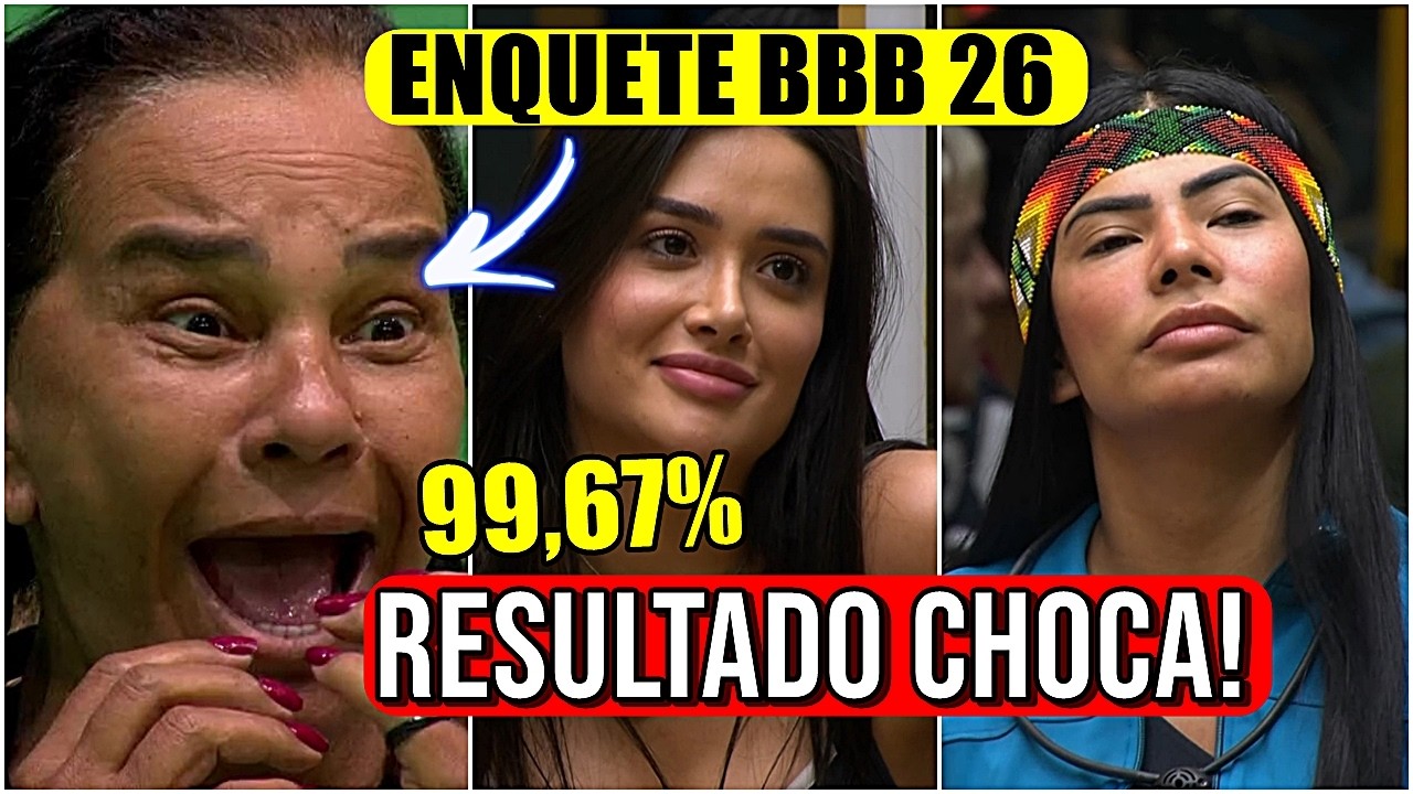 🔴ENQUETE BBB 26: QUEM SAI NO PARED&Atilde;O? SOLANGE, JORDANA OU MARCIELE?🔥