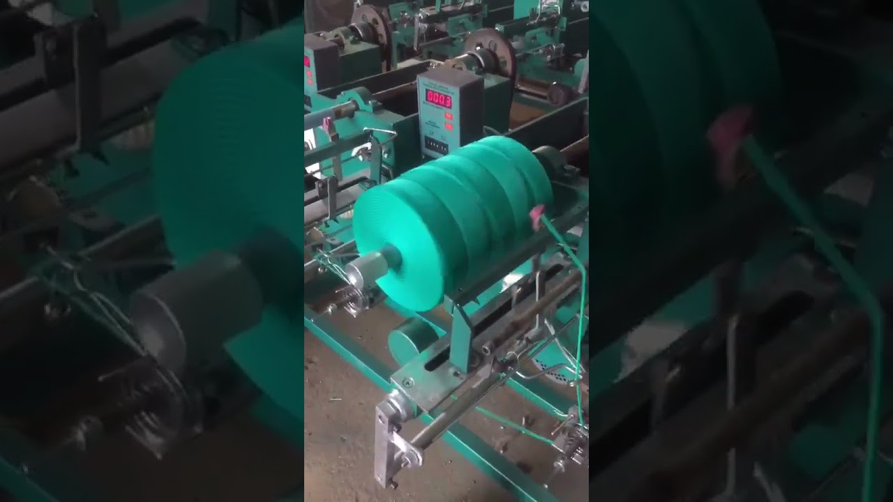 Thread winding machine  #machine#threads #windingmachine