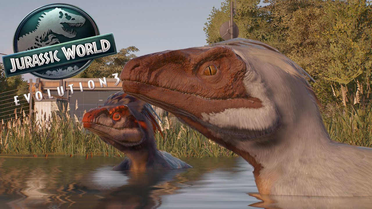 Swimming raptors | Jurassic World Evolution 3 | (#26)