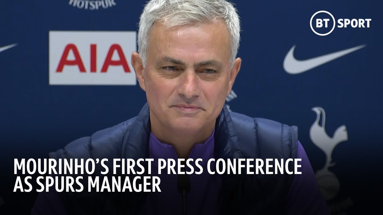 Jose Mourinho's FIRST FULL first press conference as Tottenham manager