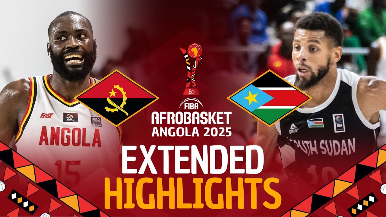 Angola 🇦🇴 vs South Sudan 🇸🇸 | Extended Highlights | #AfroBasket 2025