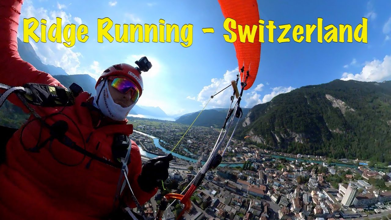 Ridge Running - Starter Cross Country Paragliding Out and Return Niesen, Switzerland Bernese Alps