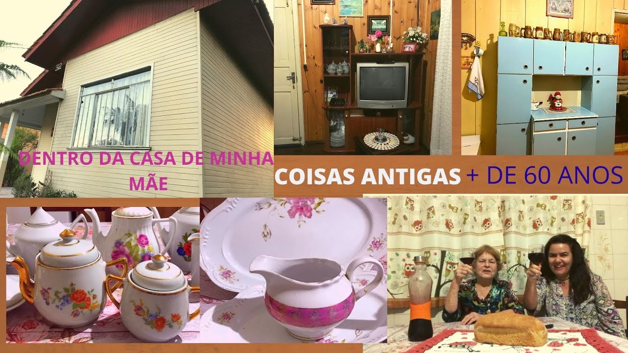 MOSTRANDO AS COISAS ANTIGAS POR DENTRO DA CASA DA MINHA MÃE