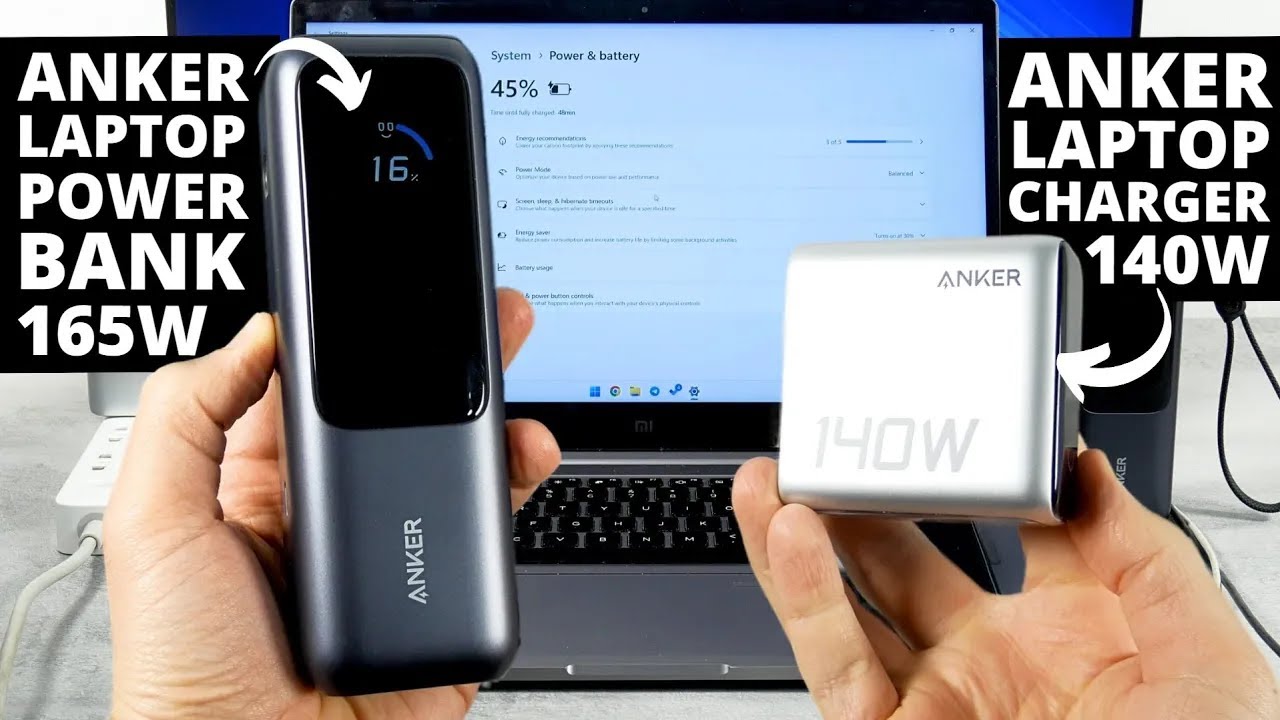 What happens if I use Anker Laptop Power Bank 165W and Anker Laptop Charger 140W together?
