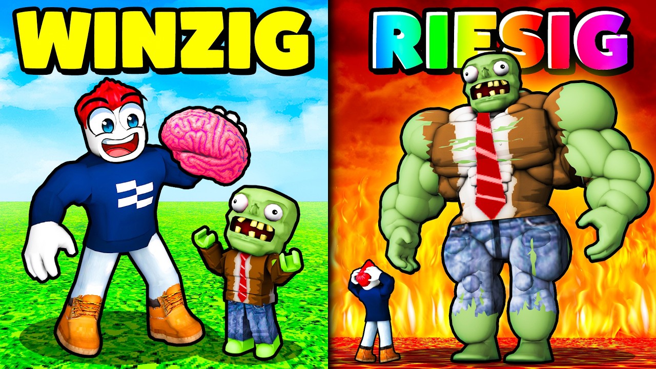 Ich ZÜCHTE $1 MILLION GEHIRNE und lasse meinen ZOMBIE WACHSEN in Roblox