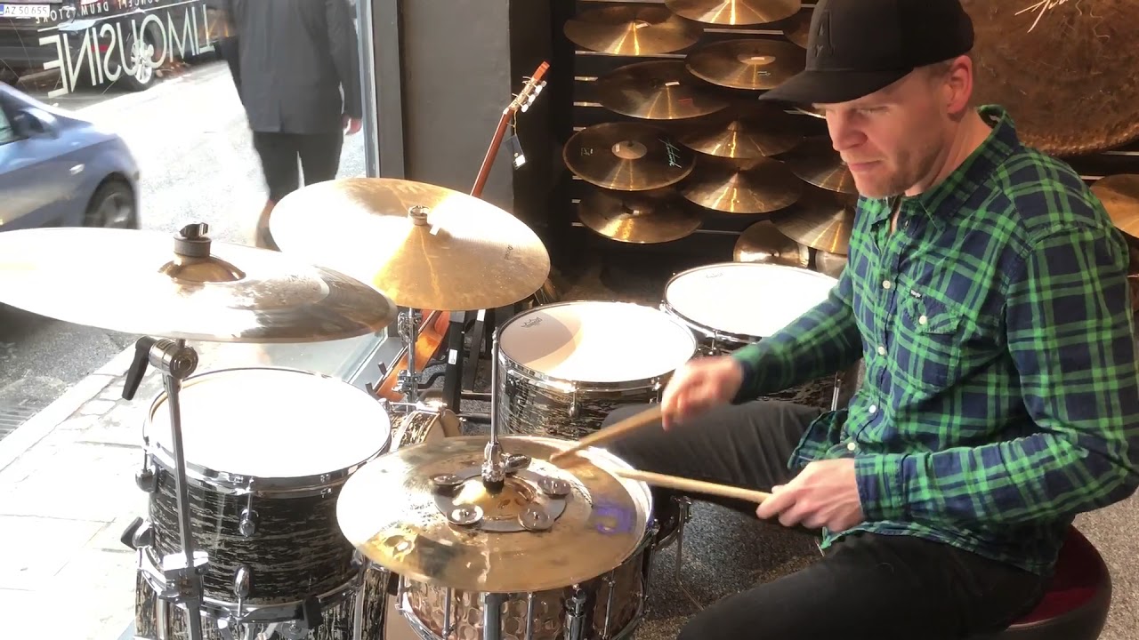 Jesper Andersen testing his new Drum Limousine