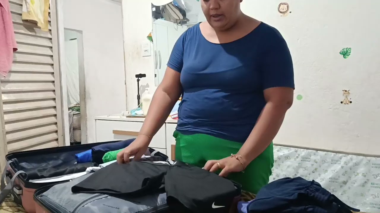 Dia de finalizar as malas pra viagem 
