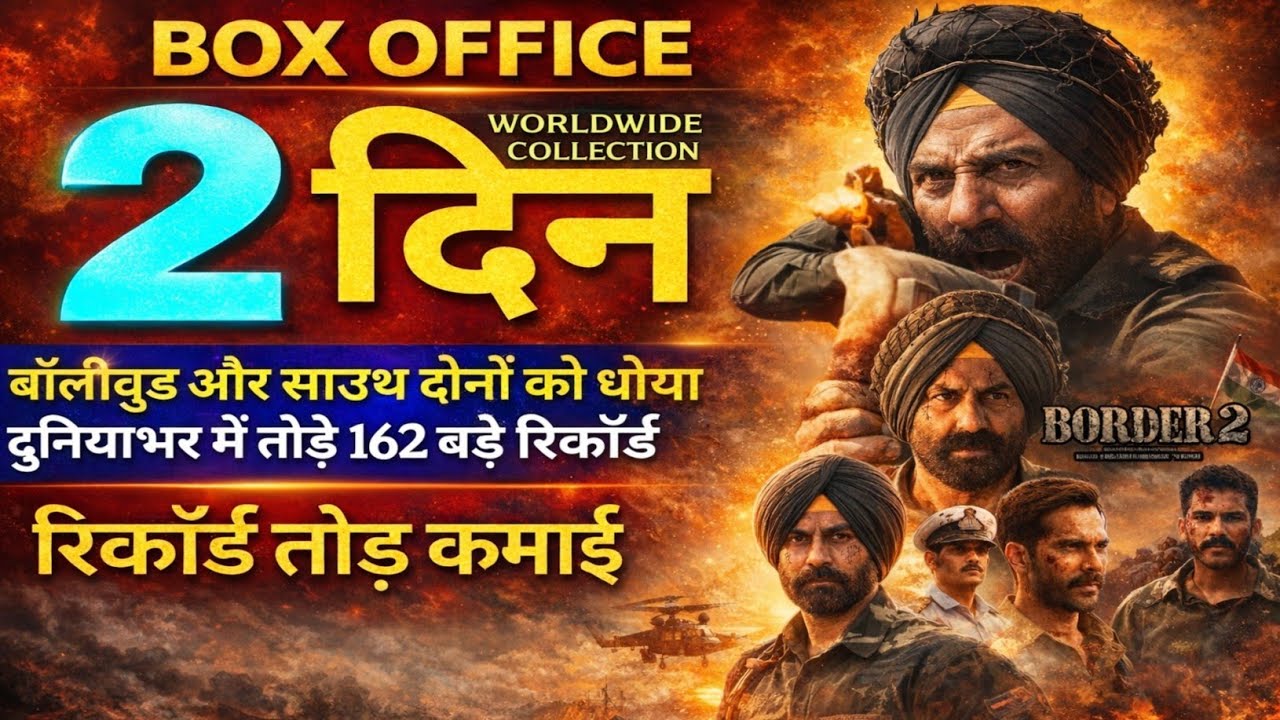 Border 2 Box-office Collection || Border 2 Second Days Collection || Sunny Deol Movie 