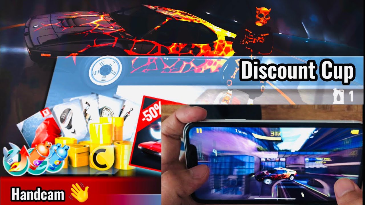 Asphalt 8 - Discount Cup 🏆 Handcam 👋 BMW M1 🗺 Metal Garden 🏃