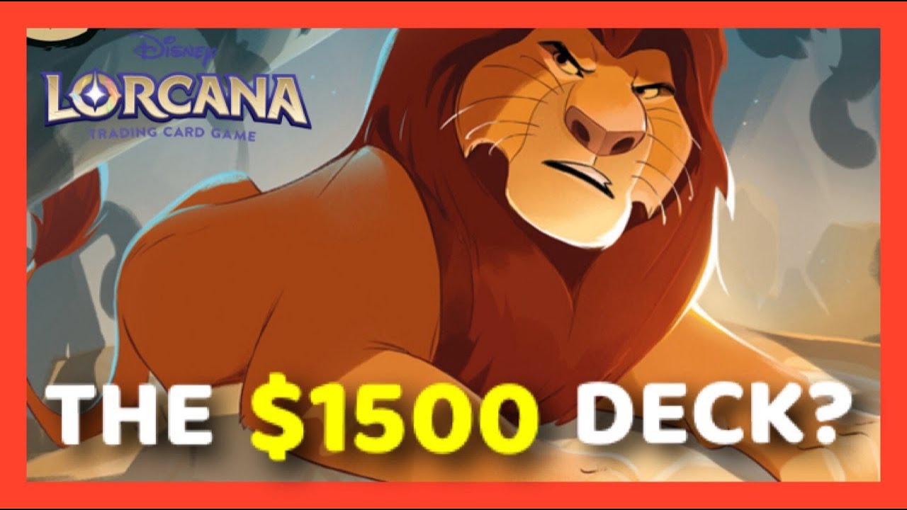 New Mufasa Lorcana Gameplay / Runner up from a $1500 tournament