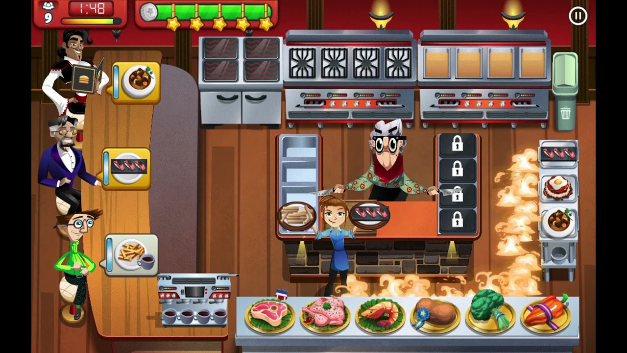COOKING DASH | TABLE STEAKS | SEASON 2 EPISODE 2 ⭐️⭐️⭐️⭐️⭐️