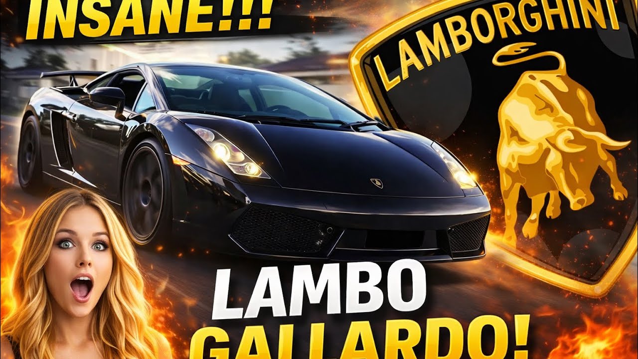 Обзор и тест-драйв Lamborghini Gallardo от первого лица – необузданная мощь двигателя V10!