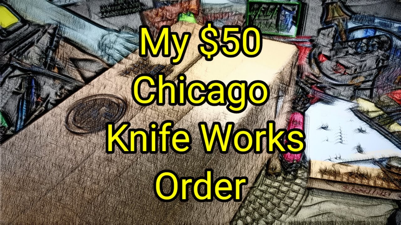 (1151) My $ 50 Chicago Knife Works Order Came In