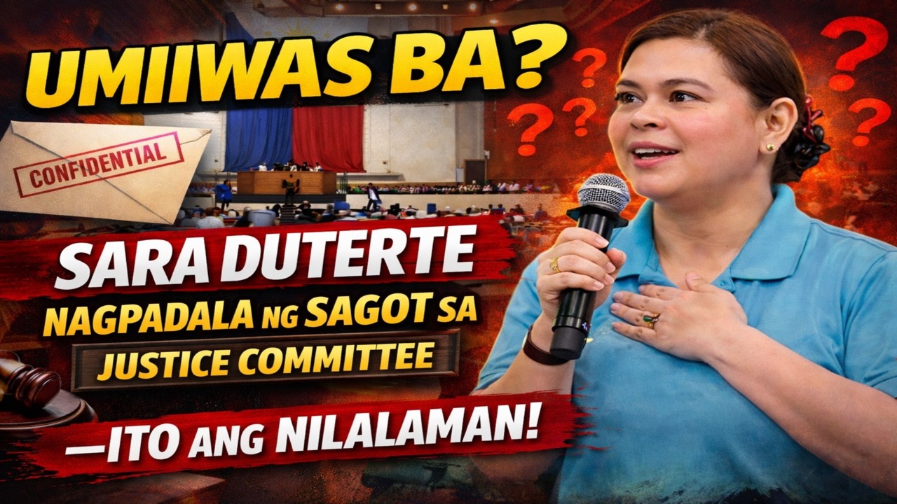 UMIIWAS BA? Sara Duterte Nagpadala ng Sagot sa Justice Committee — Ito ang Nilalaman!