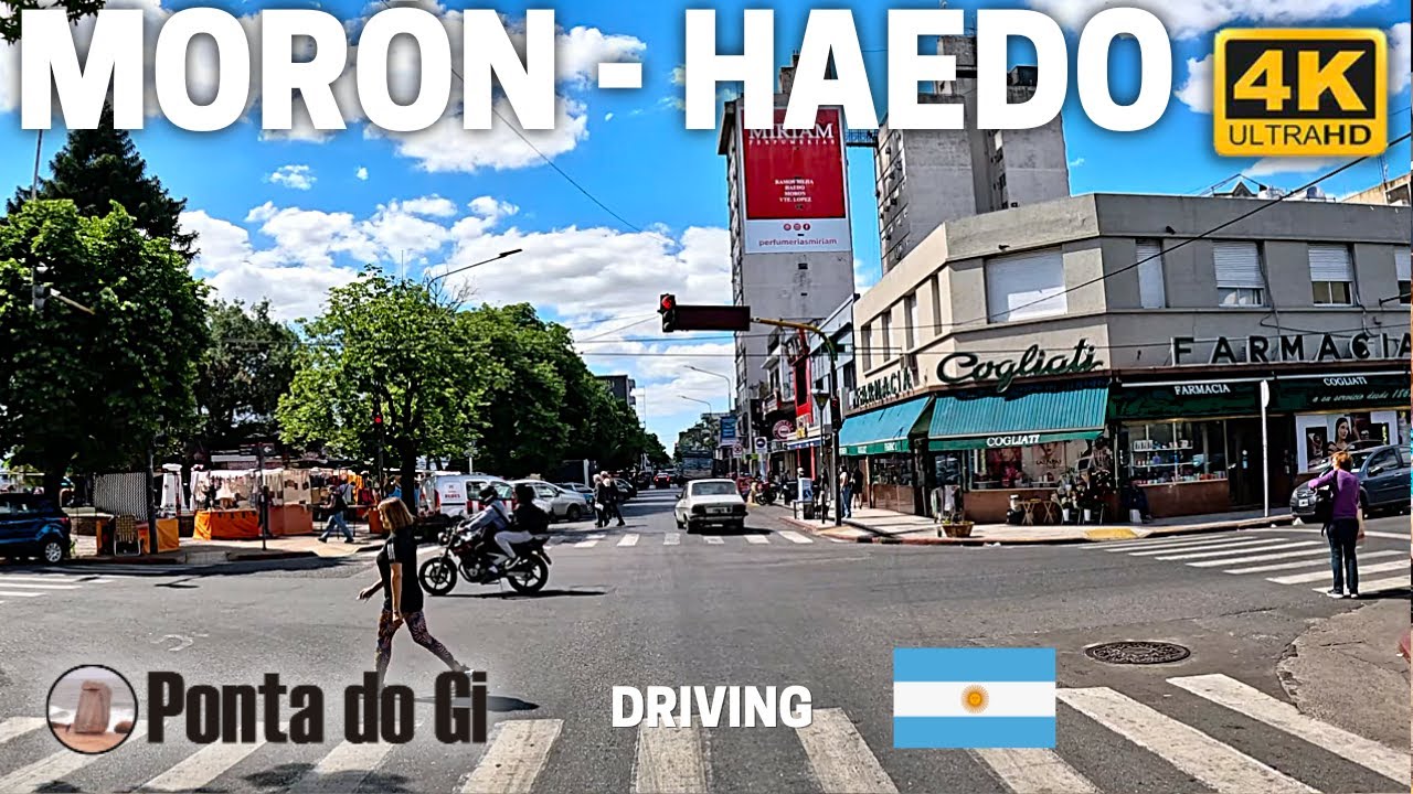 4k изображения 2025 MORON CENTER до HAEDO через проспект Ривадавия [ЗАПАДНЫЙ БОЛЬШОЙ БУЭНОС-АЙРЕС...
