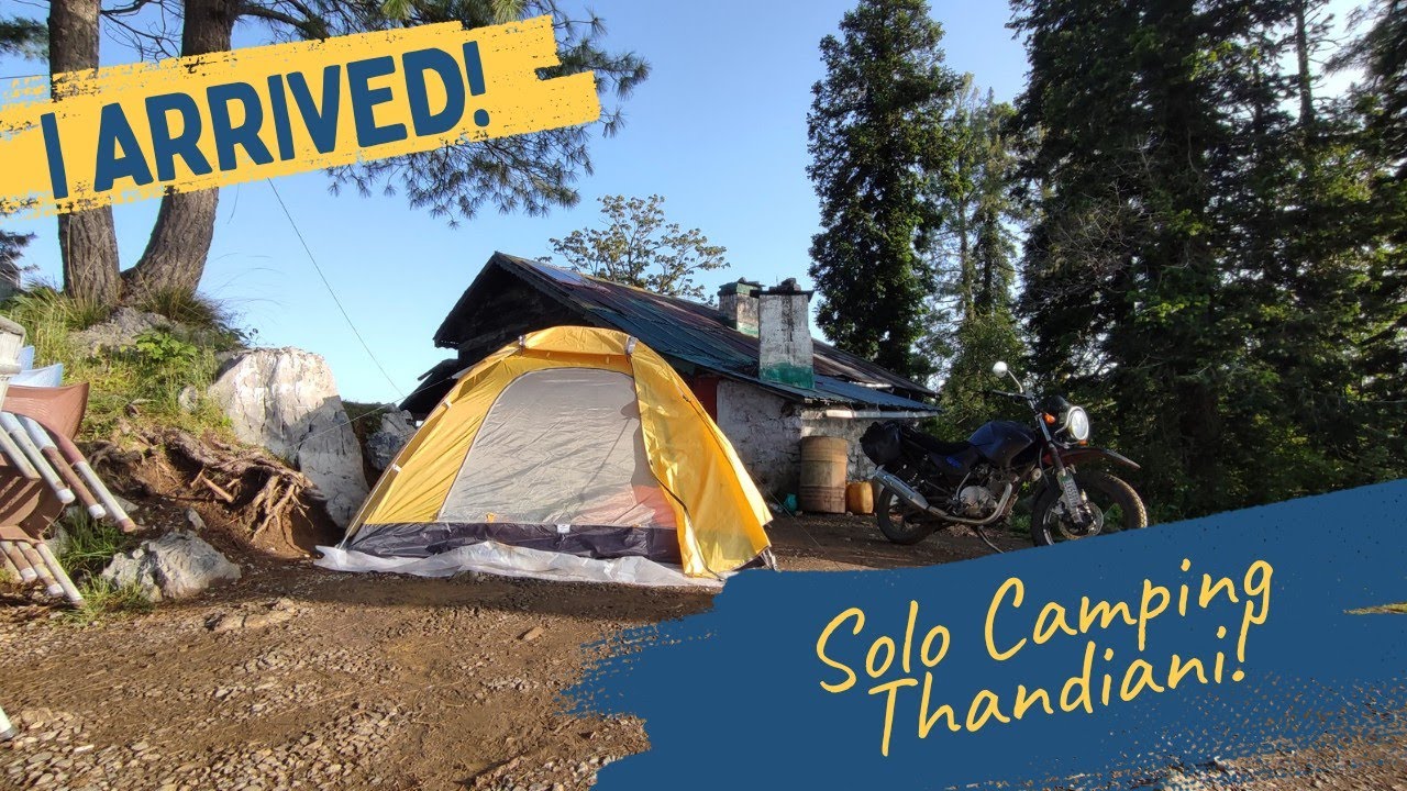Wild Camping & Cooking at Thandiani - ASMR - Camping in Pakistan | Solo | moto ride & camping