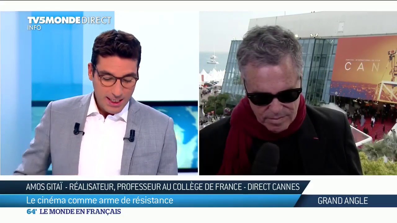 Amos Gita&iuml; : le cin&eacute;ma comme arme de r&eacute;sistance