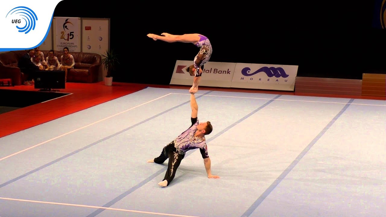 CHERNOVA-PATARAIA (RUS) – 2015 Acrobatic European Champions, Balance Final