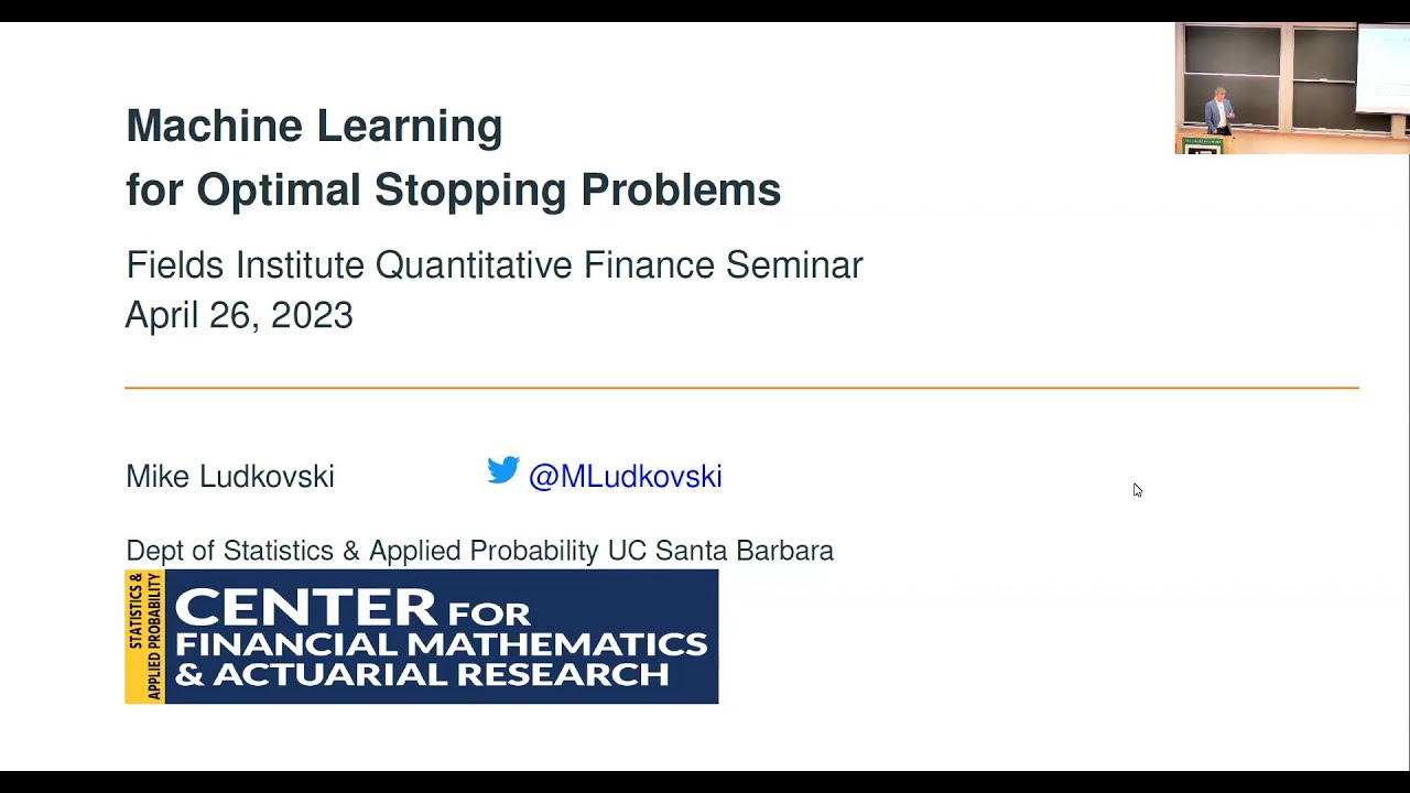 Machine Learning for Optimal Stopping Problems