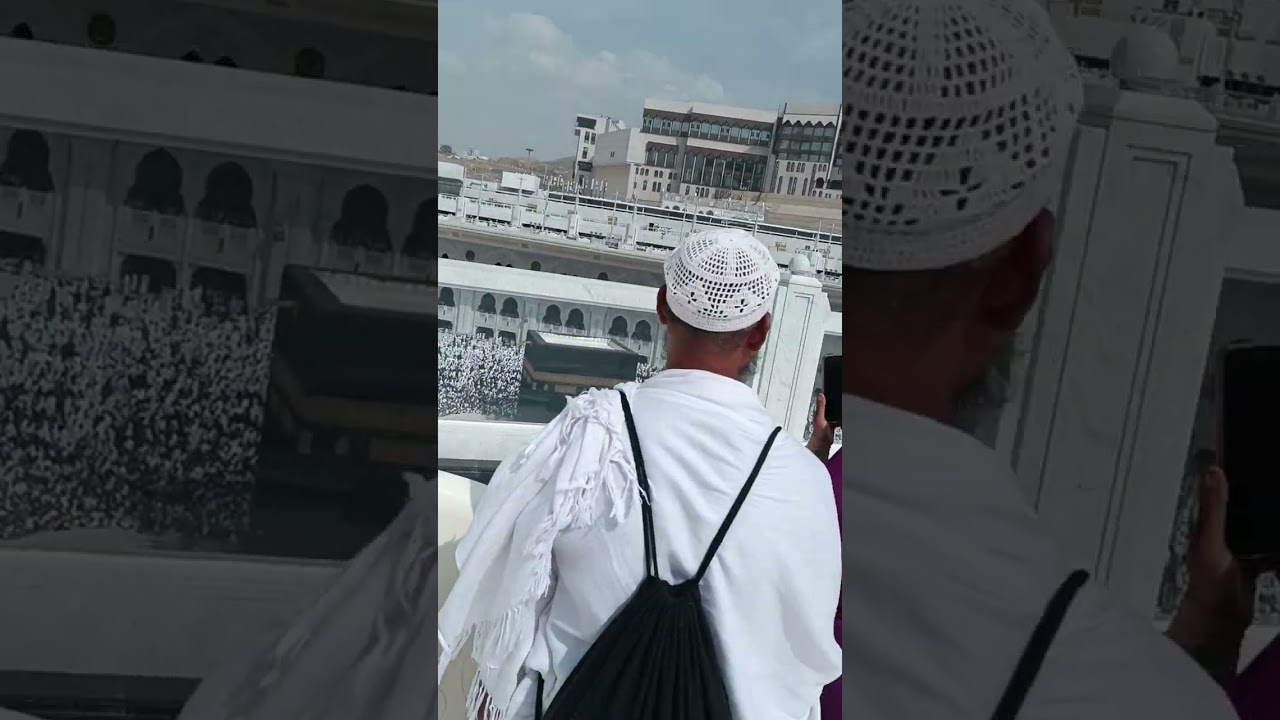 One Tawwaf complete on Roof top (it takes more time because it's longer distance)