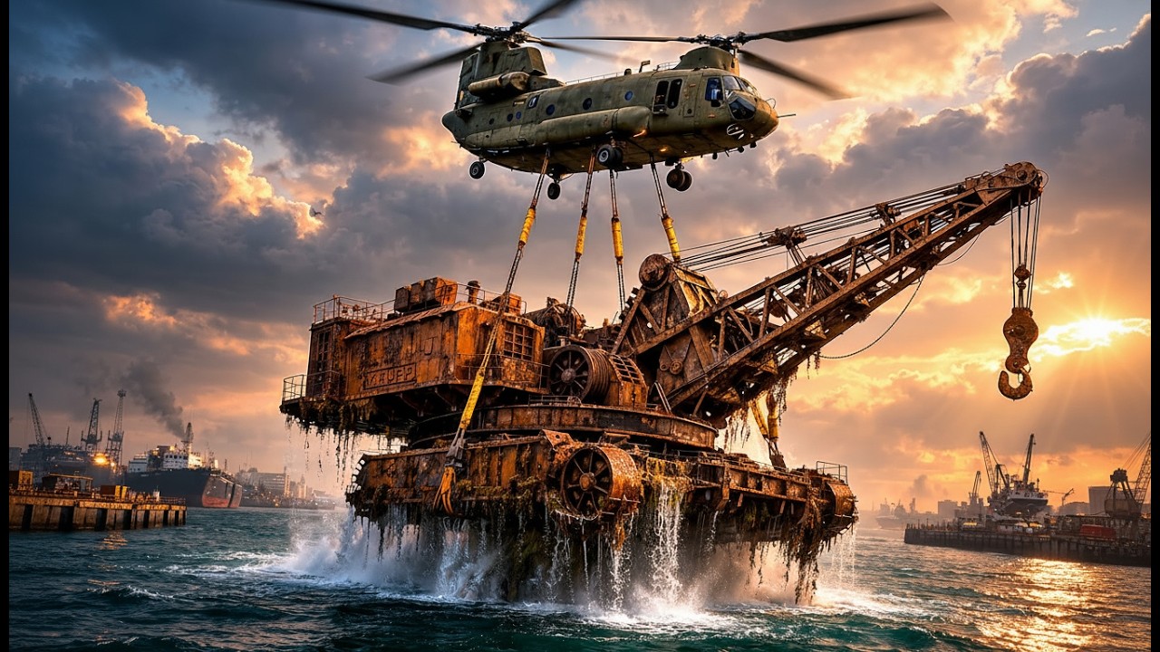 ASMR Restoration &mdash; 85-Year-Old Krupp Steam Crane Harbor to New